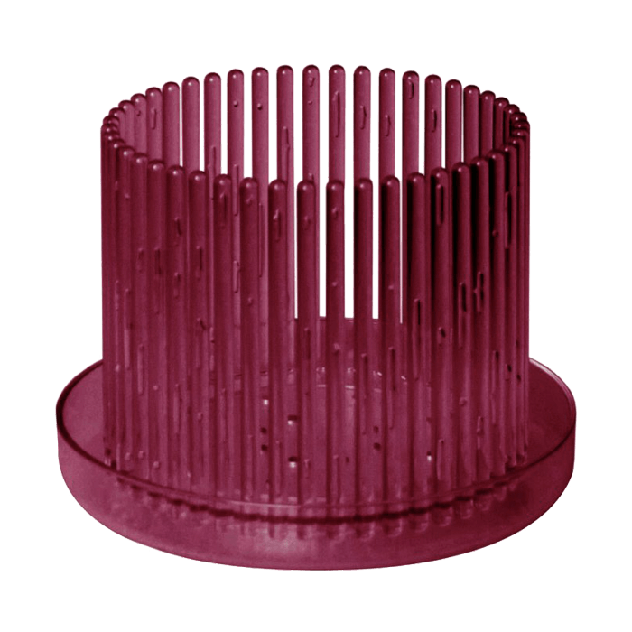 Vaso Orchidee Orchitop Medium colore bordeaux