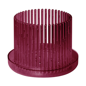 Vaso Orchidee Orchitop Medium colore bordeaux