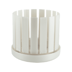 Vaso Orchidee Orchitop Scoop Medium colore bianco